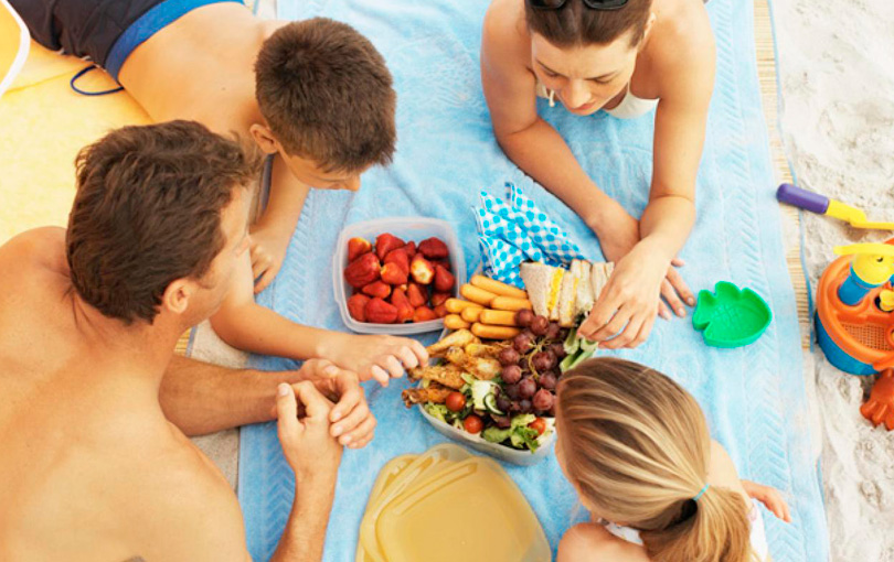 5 dicas de comida para levar para a praia